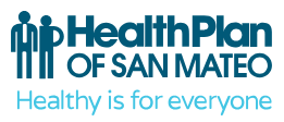 HEALTH PLAN OF SAN MATEO logo, a registered trademark of HEALTH PLAN OF SAN MATEO